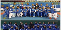 نوجوانان و جوانان کاراته ایران مقتدرانه قهرمان آسیا شدند 